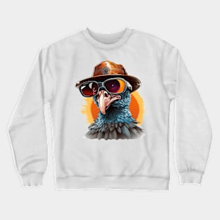 Cartoon Thanksgiving Turkey #13 Crewneck Sweatshirt